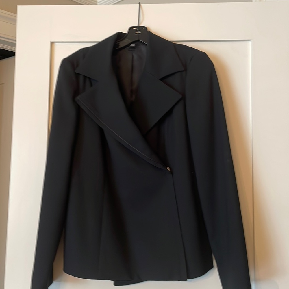 Linda Allard for Ellen Tracy Black Blazer.